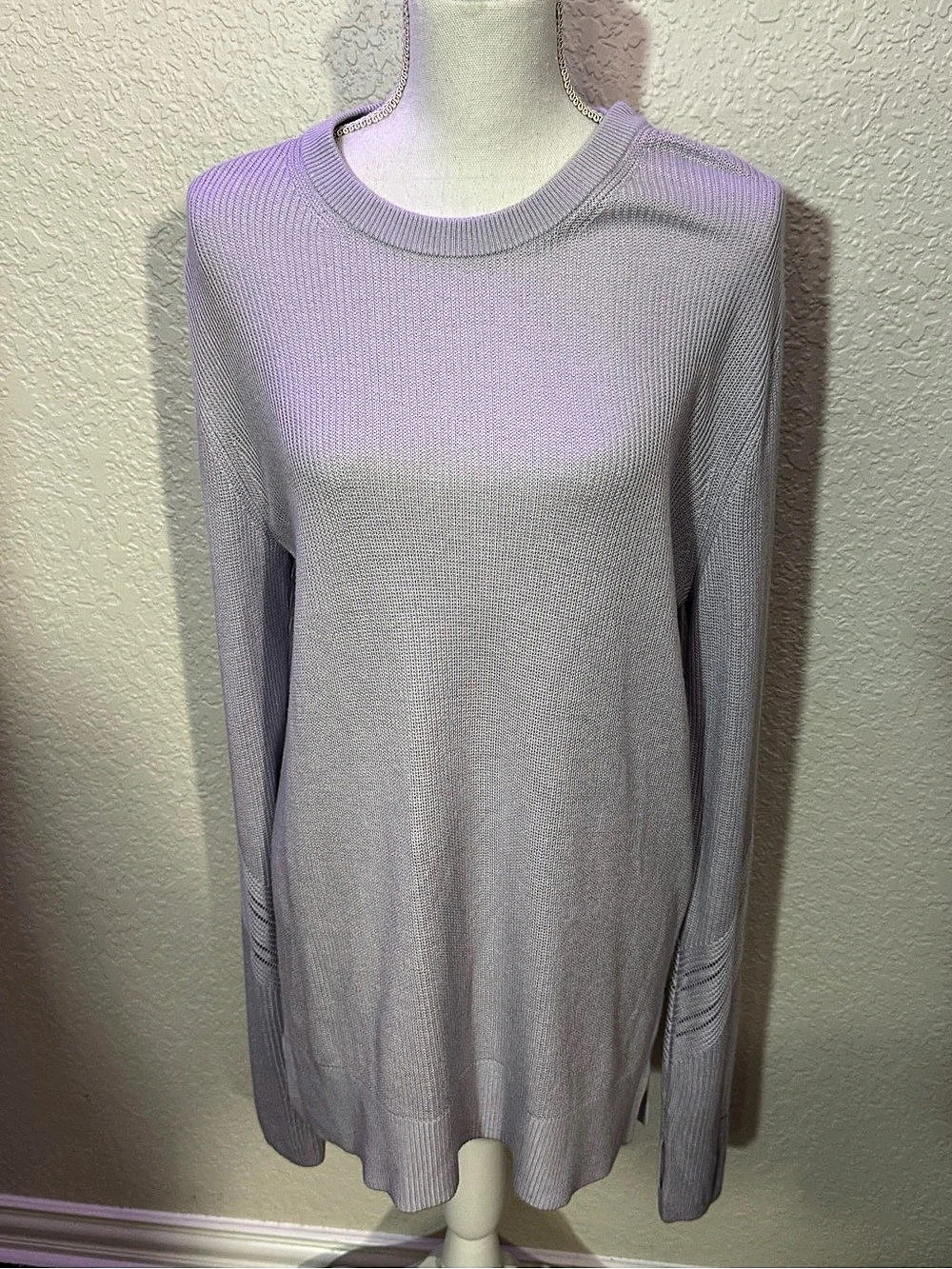 lululemon Purple Crew Neck Sweater N/S (B8)